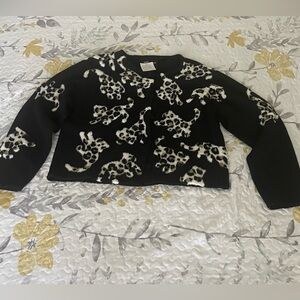 Michael Simon New York Cardigan XL Womens Sweater W/ Cats